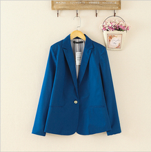 2015 blazer women suit blazer foldable brand jacket made of cotton spandex with lining Vogue refresh