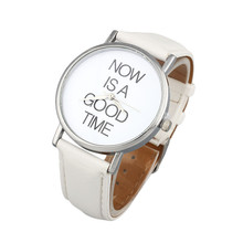  Hot Sale Watch Women Brand Fashion Relojes Mujer NOW IS A GOOD TIME Womens Band