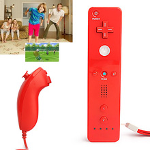 Hot Sale Nunchuck Video Game Controller gamepad Nunchucks Remote For Nintendo for Wii Console High quality