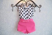 new summer girls clothing sets girl baby clothes polka dot coat pink pants baby clothing