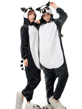 New Cute Monkey Lemur Character Couple Winter Kigu Full Sleeve Hoodie Jacket Pajamas Pyjamas