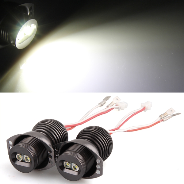 2pcs H8 2 CREE Q5 LED Angel Eyes Light Lamp for BMW E90 E91