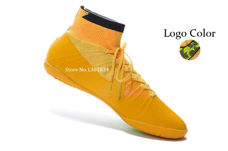 Clear-Hot-Sale-New-Fashion-High-Ankle-Football-Shoes-Mens-Indoor-Soccer-Cleats-2014-2015-Ankle-High-Orange