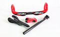 Free shipping Matte Black Carbon Saddle MTB Bike Saddle Good Guality Handlebar Bicycle Stem