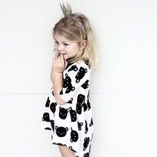 for 1-4 years summer 2016 AUSTRALIA BRAND new girls 360 degree beau loves cartoon dresses KIKIKIDS baby girls BOBO CHOSES