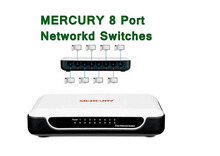 Меркурий S108M 8 разъём(ов) RJ45 10 / 100 Мбит сетевой коммутатор рабочего сетевой коммутатор бесплатная доставка