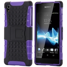 High Quality Luxury Hard TPU Plastic Hybrid Armor Mobile Phone Case Cover For Sony Xperia Z2
