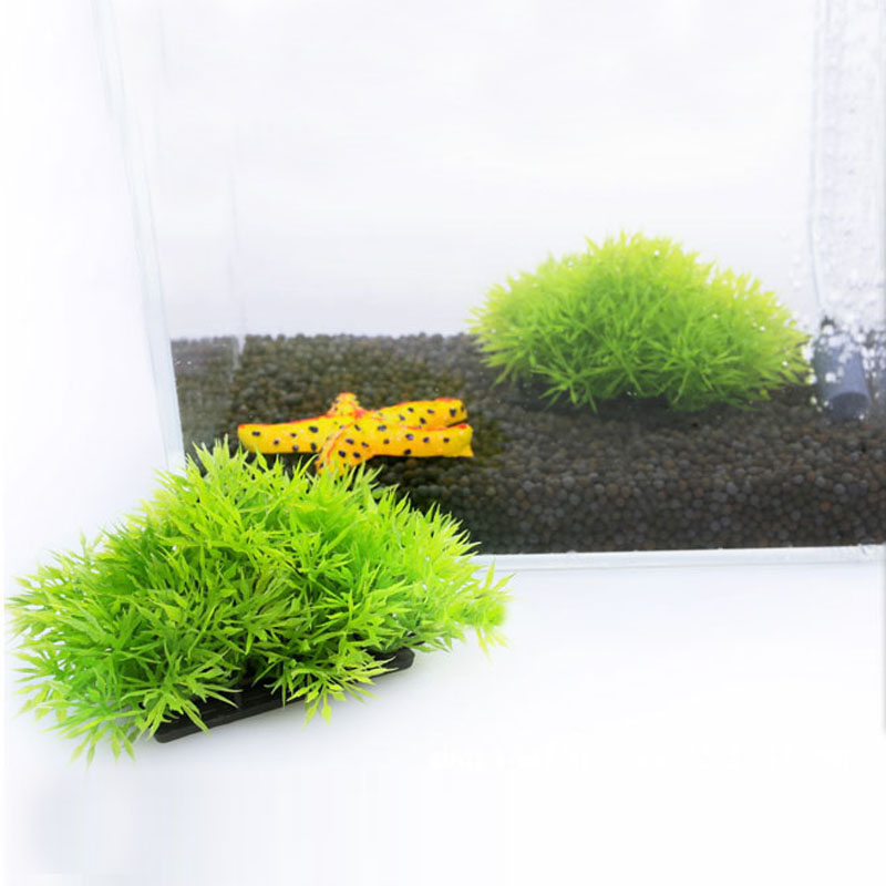 Stylish Mini Aquarium Decorations Water Weeds Fish...