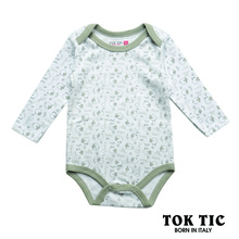 High quality 3 18M Long Sleeve 100 cotton fashion Infant baby boy girl jumpsuit Baby clothing