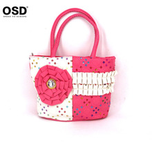 2016 New Style PU Leather Bag For Infantil Girls Floral patterned Fashion Casual Bags Suitable For Preschool Girl