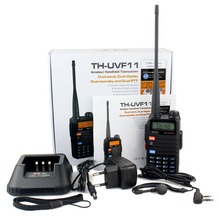 Walkie Talkie TYT TH-UVF11 256CH VHF+UHF 136-174+400-520MHz 5W VOX FM Radio Dual PTT SOS Emergency Talk   Shift Repeater A7150A