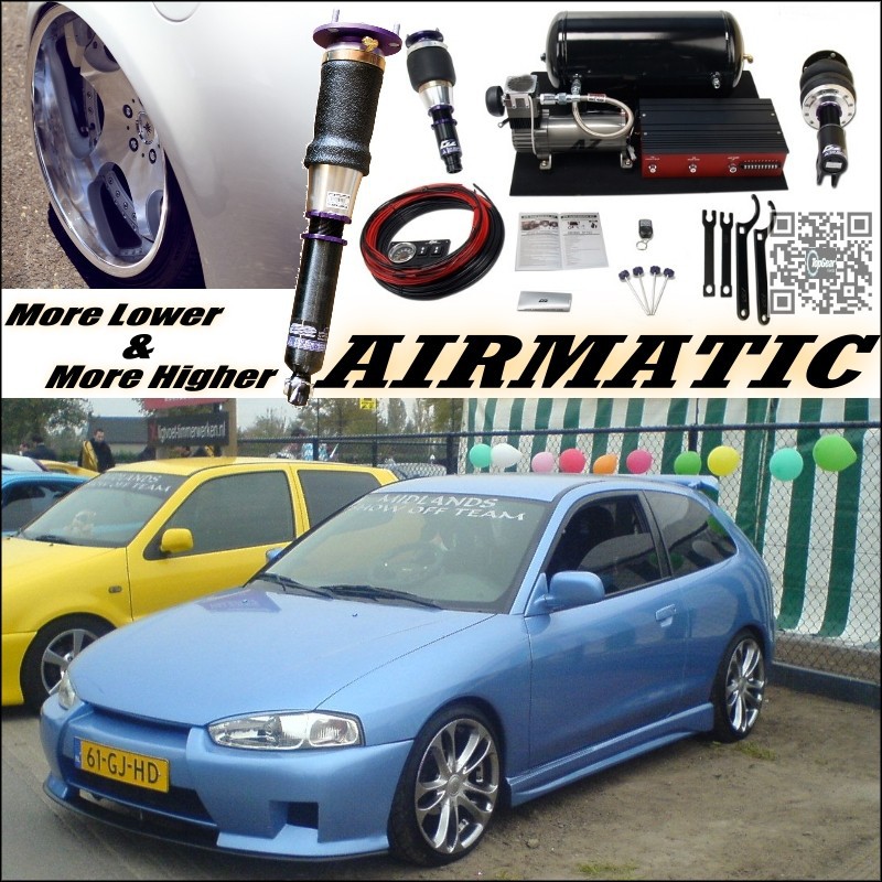 Air Matic Height Adjustable Damper Suspension Hella Flush VIP tuning System For Mitsubishi Colt Z30 to Install Air spring