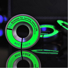 New Luminous Glow Ignition Key Ring Decoration Sticker for skoda Octavia Fabia YETI vw passat Bora POLO GOLF 6 Jetta MK5 MK6