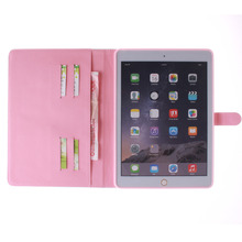 Fashion Designer PU Leather Case cover For Apple Air 2 Case Folio Stand Protector Skin For