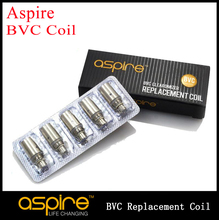 20pcs/lot Aspire Coil Replacement BVC Coil Atomizer Bottom Vertical Coil Head CE5 ET s Mini Vivi Nova s Atomizer Cores