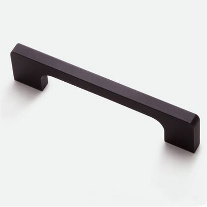 96mm cupboard drawer pull knob black dresser kichen cabinet wardrobe handle pull black furniture decoration hardware handles