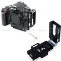 L Vertical Quick Release Plate Camera Bracket Holder for Nikon D810 D800 D750 D700 D610 D600