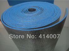 Factory Roof pure aluminum foil composite weave cloth excellent high flame retardant blue foam thermal insulation material roll