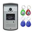 Intercom System Color Video Door Phone Outdoor DoorBell IR Camera With CMOS Night Vision Can Reader