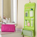 New 2016 Solid Oxford Foldable Travel Accessories women Travel Bags with Hanger for Toiletries