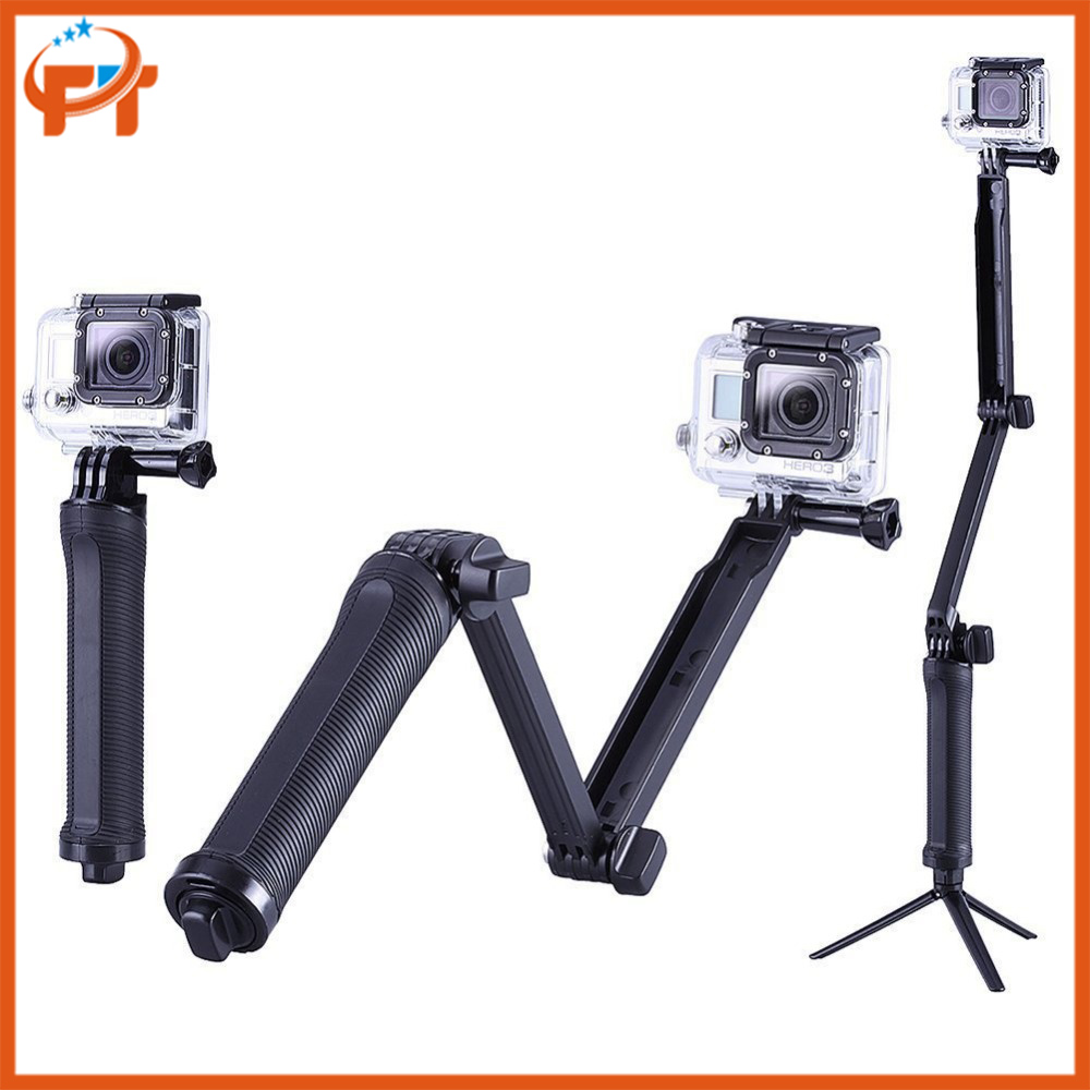 GoPro Accessories Collapsible 3 Way Monopod Mount ...