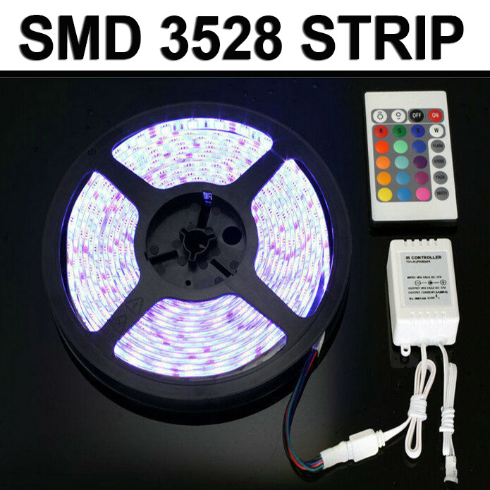 24W SMD 3528 led strip tape neon light flexible ledstrip dimmable ambilight RGBW RGB muti color