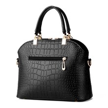 2016 New Arrival Famous Brand Fashion Women Leather Handbags Crocodile Pattern Female Ladies Bags Women s