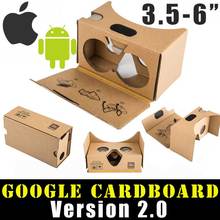 2015 new Google cardboard 2 2.0 Virtual Reality VR 3D glasses toolkit Rift Oculus for 3.5-6″ Smart phone