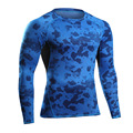 2017 New men long sleeve basketball running fitness sports t shirt men thermal muscle bodybuilding gym