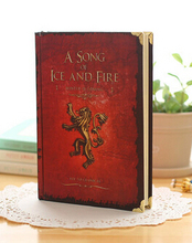 Free Shipping Game of Thrones Notebooks Vintage Hardcover Notebook for Gift Movie A Song of Ice and Fire A5 Size Nine Designs