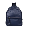 Multi Zipper Pockets Women Solid Color Fashion Small Backpack Preppy Style Simple School Bag Designer Plain