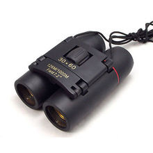 30 x 60 prismáticos caza que acampa al aire plegable telescopio Binocular
