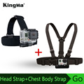 Go pro Harness Adjustable Elastic Chest Gopro Belt Head Strap Mount strap with Plastic Buckle For