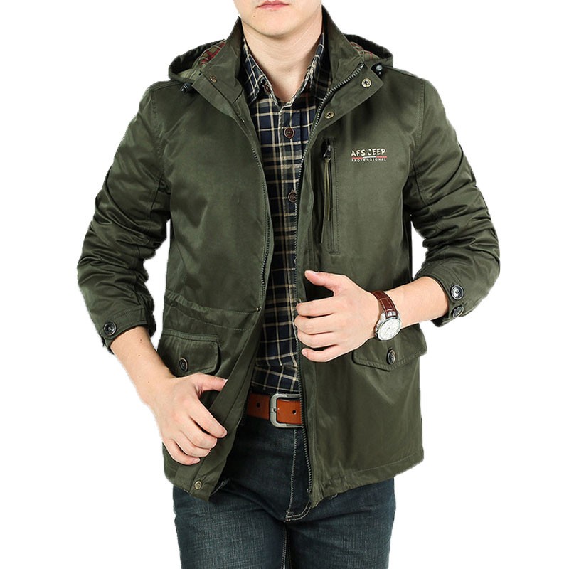 M~3XL 2015 Autumn Spring Brand BusinessThin Outdoor Jackets Coats Men Casual Cotton New Arrival Army Military Plus Size Jackets (4)