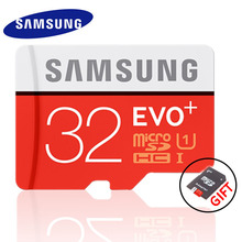 SAMSUNG EVO+ Memory Card 16GB/32GB/SDHC 64GB/128GB/SDXC 80MB/S Micro SD TF Class10 Class10 Flash Memory Cards Free Shipping