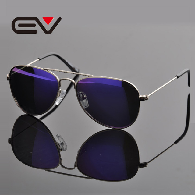 Детские UV400 Поляризованные Покрытия Солнцезащитные Очки Hot 2015 Мода Дети Пилот Зеркала Очки Солнцезащитные Очки с Case Ткань EV0831