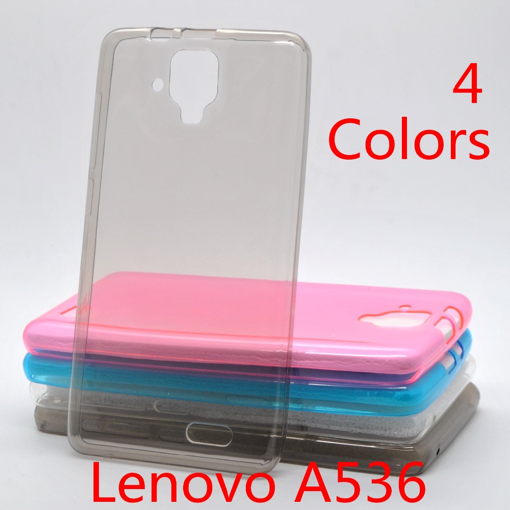 Lenovo K3 Case (A6000) Ultra Slim Fit 0.5mm Soft Transparent TPU Skin Phone Cover Clear/Gray/Blue/Pink/Gold