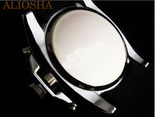 ALIOSHA Vogue V6 Brand Man Sliver Case Big Dial Sports Casual Quartz Wrist Watch Strips Hour