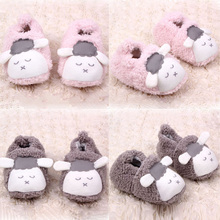 Lovely Baby Boys Girls Winter Warm Plush Booties Infant Soft Slipper Crib Shoes Free Shipping