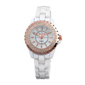 New Famous SKONE Brand Luxury Crystal Ceramic Dial Bracelet Quartz Wrist Watch Christmas Gift for Ladies
