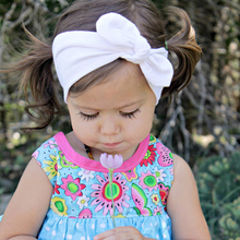 New Baby Toddler Girl Kids Bunny Rabbit Bow Knot Turban Head Hair Band Head Wrap BB