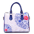 Chinese Style Blue And White Pattern Women Handbag 2016 New Fashion Waterproof Stain Scratch Resistant Trendy