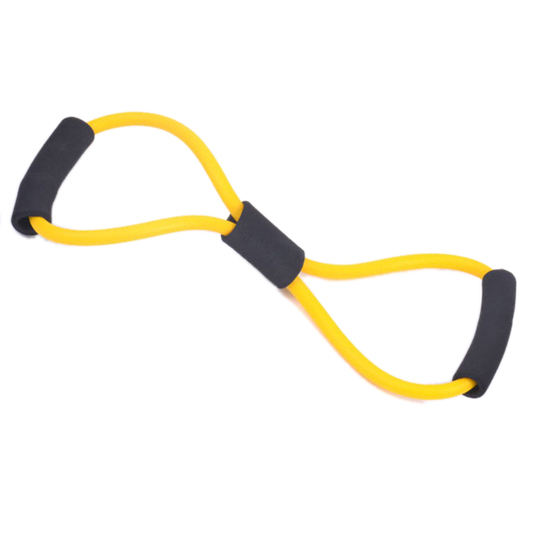 shopping time 2 pcs Resistance bands chest expander Rope spring exerciser Yellow