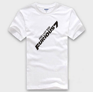 2015 High Quality Fast & Furious 7 Tops & Tees Sho...