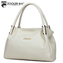 Women Real Cowhide Genuine Leather Handbag Brand Fashion Female Soft Solid Tote Vintage Luxury Classic Shoulder