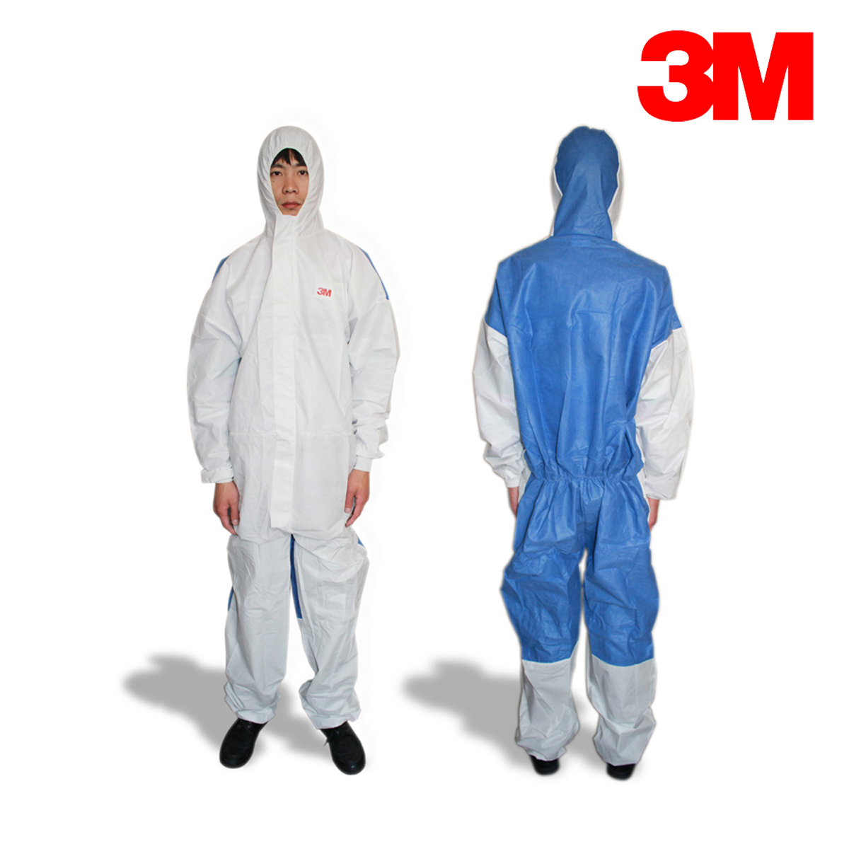 NEW 1 X 4535 protective clothes bunny suit one piece hooded protective clothing bunny ...