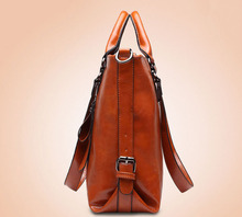 2015 Genuine Leather bags for women fashion handbag women famous brands shoulder bag high quality women