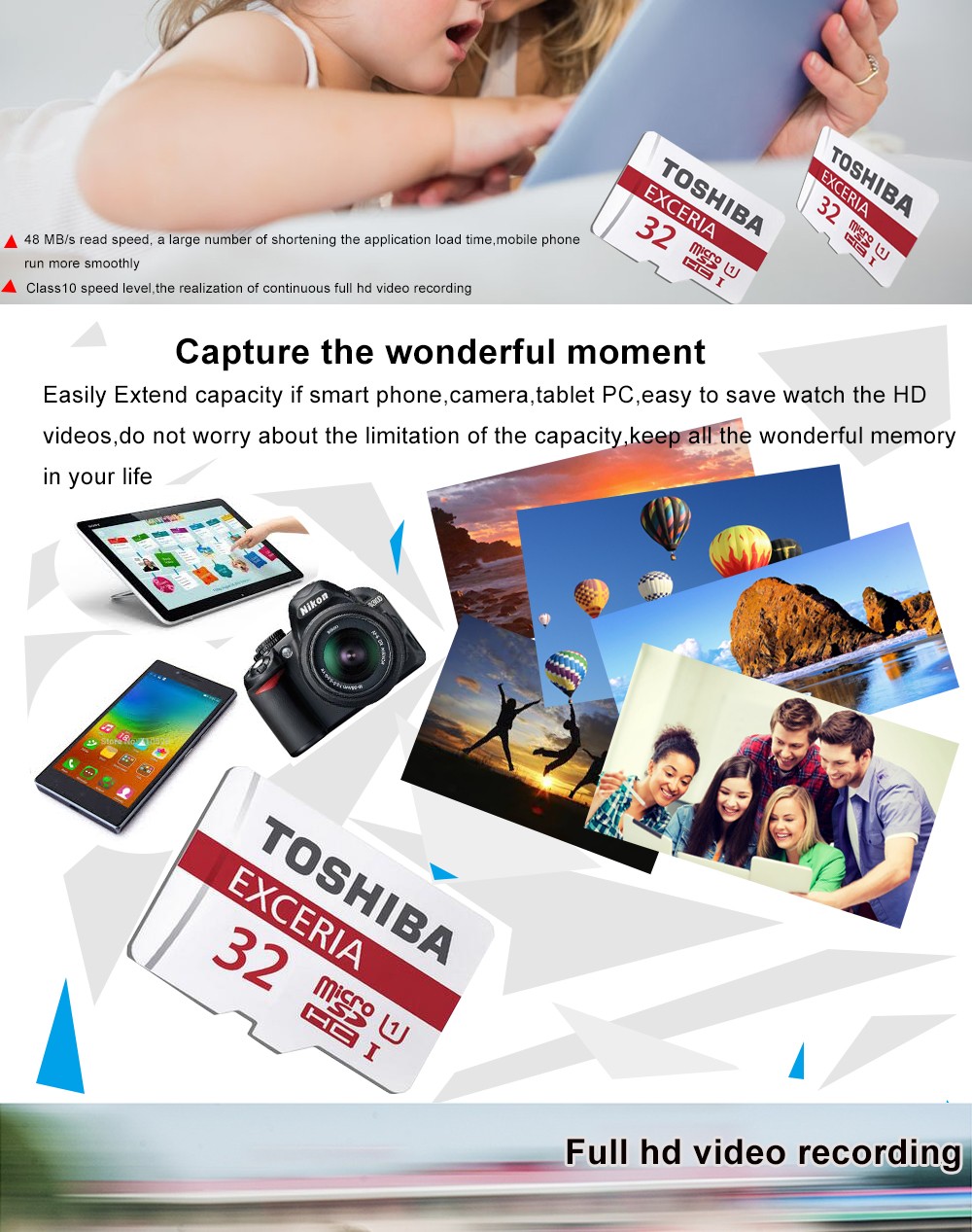 Thẻ Nhớ Toshiba Exceria, Samsung EVO MicroSDHC UHS-1 Class 10 48Mb/s Chính Hãng,BH 5 năm,giá từ 99k - 7