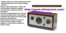 radio vintage antique radios receiver tv stereo Alarm clock with snooze function Temperature rechargable