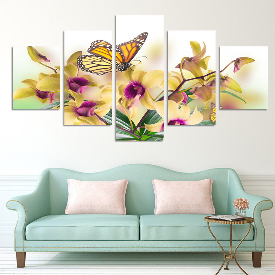 Online kopen wholesale geel wall art uit china geel wall art ...